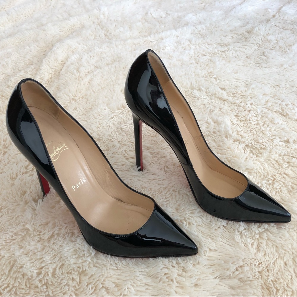 Christian Louboutin Pigalle 120 Patent Pumps